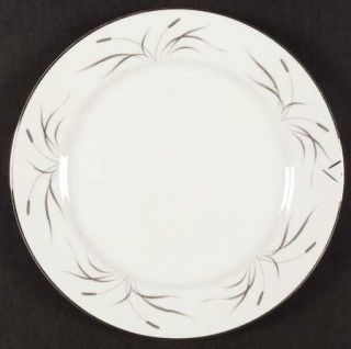 Mikasa Dusk Breeze Dinner Plate, Fine China Dinnerware   Gray Wheat Design