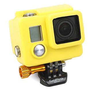 Yellow Silicone Case for Gopro HD Hero 3 Plus / 3
