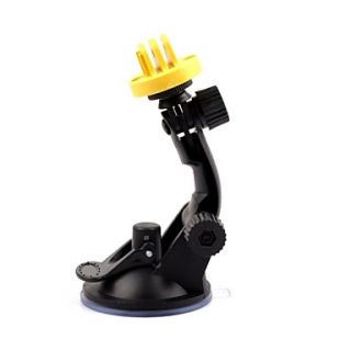 New Plastic Camera Stand Holder with Suction Cup for GoPro HD Hero 2 3 3 Black Yellow