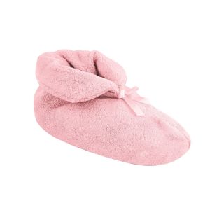 MUK LUKS Micro Chenille Boot Slippers, Pink, Womens