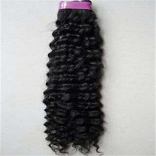 Popular Malaysian Deep Wave Weft 100% Remy Human Hair Mixed Lengths 10 1214