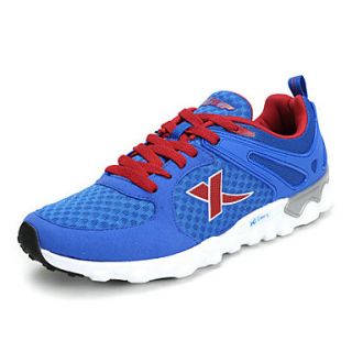 Xtep Mens Microfiber Synthetic Leather Mesh Running Shoes