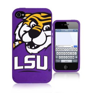 LSU Tigers Forever Collectibles IPhone 4 Case Silicone Mascot
