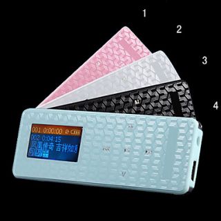 WK M316 LCD Display Digital 4GB Memory MP3 Player Music Player with Voice Recording E Book Function
