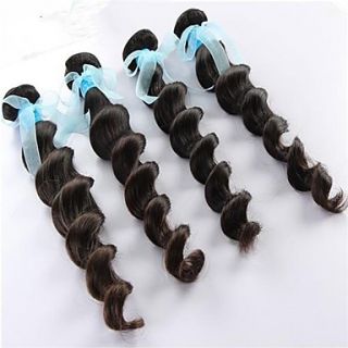 Indian Loose Wave Weft 100% Virgin Remy Human Hair Extensions Mixed Lengths 28 30 32Inches