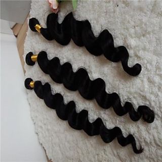 Mixed Lengths 12 14 16 Inches Peruvian Loose Wave Weft 100% Virgin Remy Human Hair Extensions