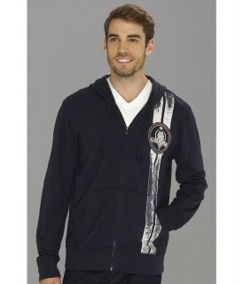 Lucky Brand Cobra Stripe Mens Sweatshirt (Navy)