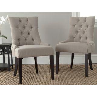 Safavieh Ashley True Taupe Side Chairs (set Of 2)