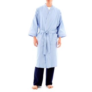 Stafford Long Sleeve Kimono Robe Big&Tall, Blue