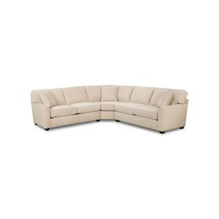 Possibilities Sharkfin Arm 3 pc. Left Arm Sofa Sectional, Natural