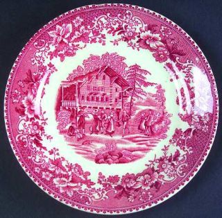 Thomas Hughes Avon Cottage Pink Bread & Butter Plate, Fine China Dinnerware   Pi