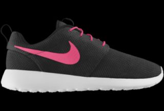 Nike Roshe Run iD Custom Kids Shoes (3.5y 6y)   Black