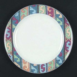 Christopher Stuart Hacienda Salad Plate, Fine China Dinnerware   Stoneware,Multi