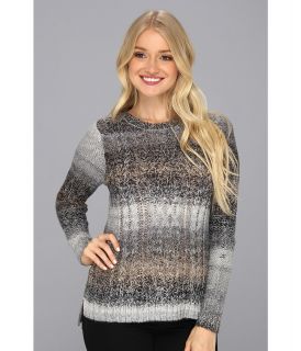kensie Ombre Space Dye Sweater Womens Sweater (Gray)
