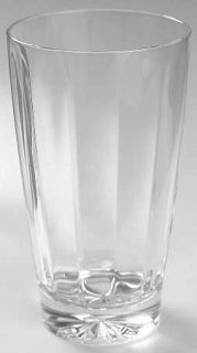Gorham Andante (No Trim) Highball Glass   Petal Stem,Optic,Clear,Plain