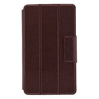 7 Inch Lichee Pattern PU Case with Hard Edge Protector for The New Google Nexus 7(2nd Generation)