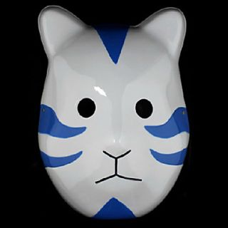 Naruto Madara Uchiha White and Blue PVC Mask
