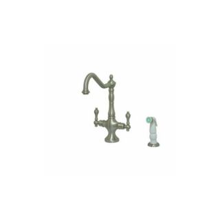 Elements of Design ES1778AL Heritage Single Hole Kitchen Faucet With Spray