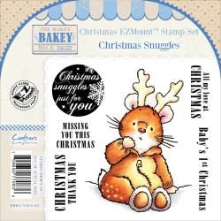 Makey Bakey EZmount Christmas Cling Stamp Set 4.75 X4.75 : Christmas Snuggles