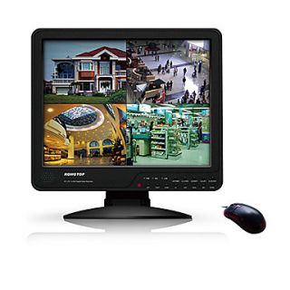 15 Inch Monitor with Built In 8 Channel Pentaplex Real Time Network DVR