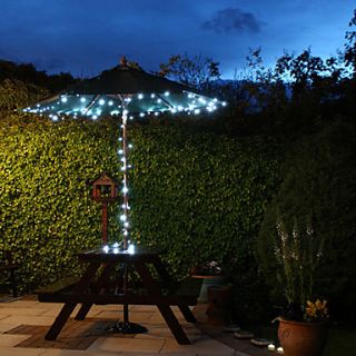 100 White Outdoor Led Solar Fairy Lights Christmas Decor Lamp Gifts