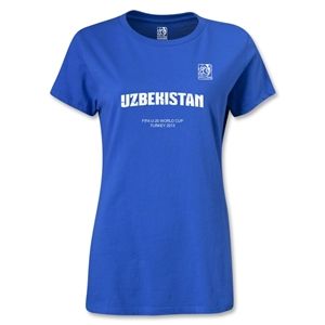 FIFA U 20 World Cup Turkey Womens Uzbekistan T Shirt (Royal)