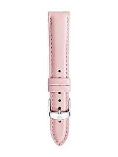 Michele Watches 16MM Patent Leather Watch Strap   Pearl Pink