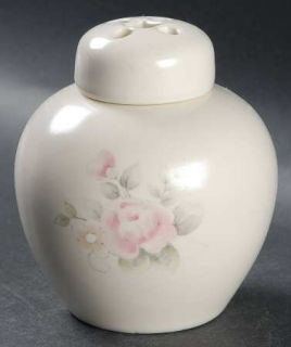 Pfaltzgraff Tea Rose Potpourri Jar with Lid, Fine China Dinnerware   Stoneware,P