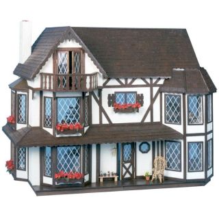 Greenleaf Harrison Dollhouse Kit   1 Inch Scale   GNL040 4   Dollhouse with