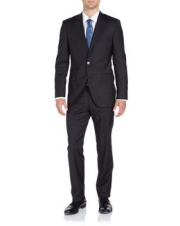 James/Sharp Trim Fit Suit, Black