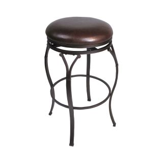 Quincy Backless Counter Height Barstool, Brown