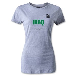 FIFA U 20 World Cup Turkey Womens Iraq T Shirt (Gray)