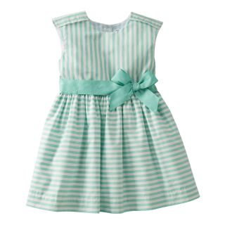 Carters Mint Striped Dress   Girls 5 6x, Girls
