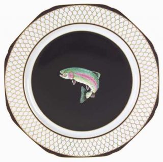 Lynn Chase Trout Of American Waters Dinner Plate, Fine China Dinnerware   Limite
