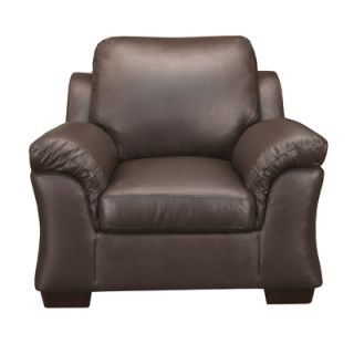 World Class Furniture Leather Chair WF 1104 C Color: Chocolate