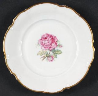 Hutschenreuther Dundee, The Salad Plate, Fine China Dinnerware   Sylvia,White,Pi