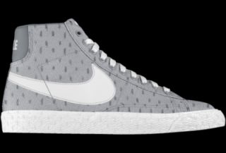 Nike Blazer Mid iD Custom Kids Shoes (3.5y 6y)   Grey