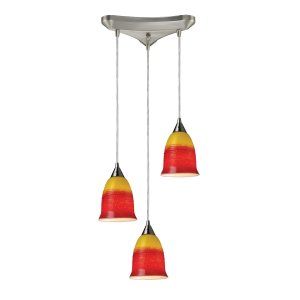 Elk Lighting ELK 10218 3FIR Horizon Horizon 3 Light Fire Pendant