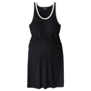 Merona Maternity Sleeveless Dress   Black/Cream M