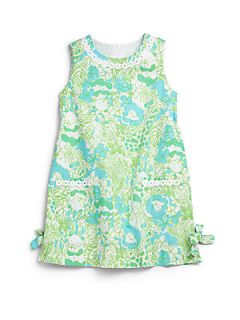 Lilly Pulitzer Kids Toddlers & Little Girls Lion Print Shift Dress   Limeade
