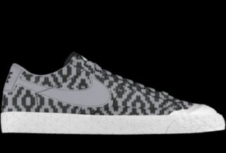 Nike Blazer Low iD Custom Kids Shoes (3.5y 6y)   Grey