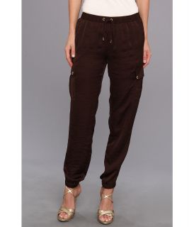 MICHAEL Michael Kors Track Pant w/ Cargo Pocket Womens Casual Pants (Brown)