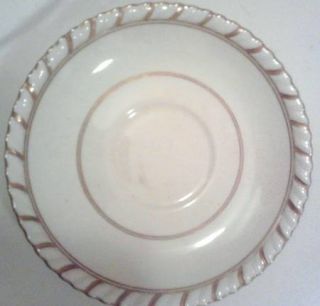 Johnson Brothers Belmont Saucer, Fine China Dinnerware   Old English Line, Gold