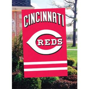Cincinnati Reds Applique House Flag