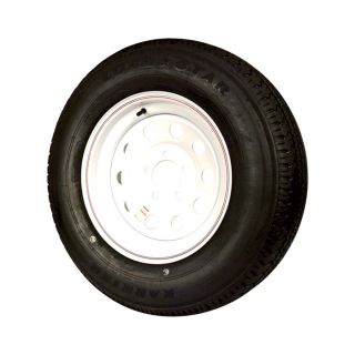 Martin Wheel High Speed 8 Ply Bias Trailer Tire & Assembly   ST225/75D15, White