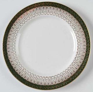 Royal Grafton Majestic Green Bread & Butter Plate, Fine China Dinnerware   Green