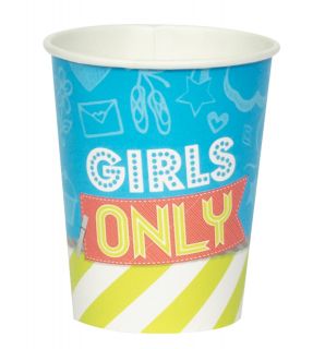 Girls Only Party 9 oz. Paper Cups