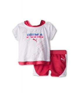 Puma Kids PUMA 2 fer Slub Set Girls Sets (White)