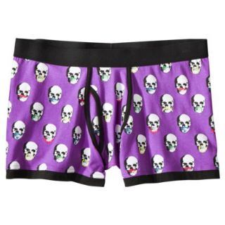 Mossimo Supply Co. Mens 1pk Glow in the Dark Boxer Briefs   Mustache Skeletons
