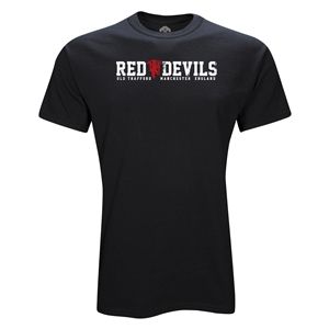 Euro 2012   Manchester United Red Devils T Shirt (Black)